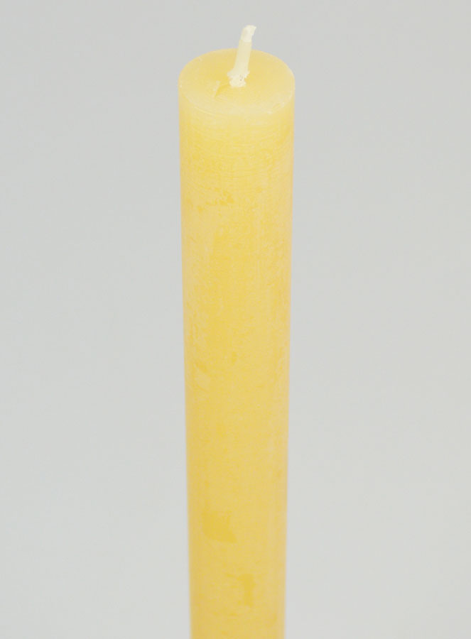 Bougie Teintée Masse 27cm - Beige Avoine (pic 4)