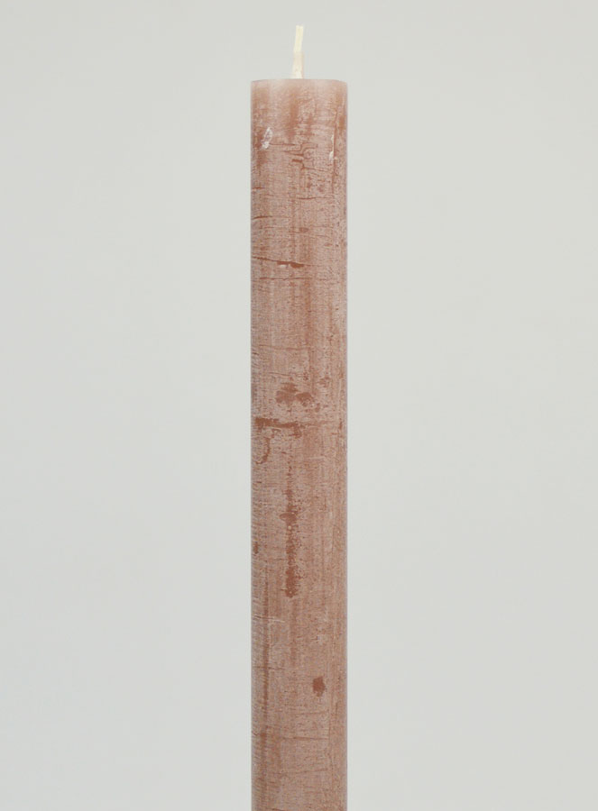 Bougie Teintée Masse 27cm - Taupe (pic 3)
