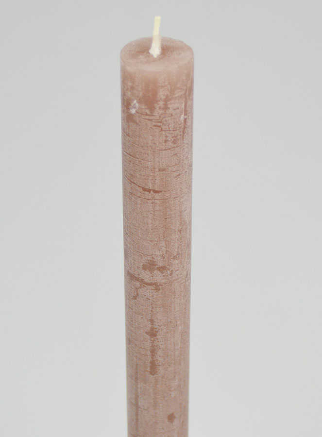 Bougie Teintée Masse 27cm - Taupe (pic 4)