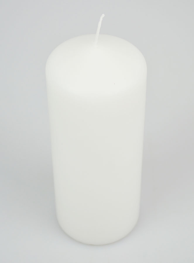 Bougie de Décoration Blanche - 17cm (pic 2)