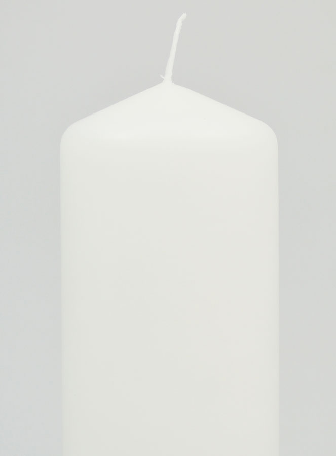 Bougie de Décoration Blanche - 17cm (pic 3)