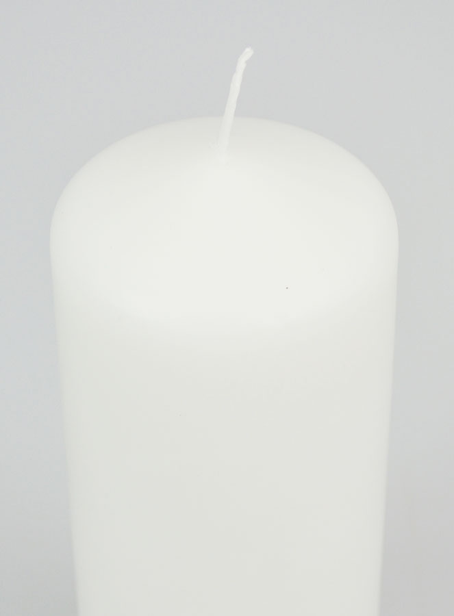 Bougie de Décoration Blanche - 17cm (pic 4)