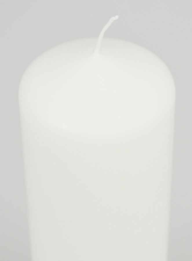 Bougie de Décoration Blanche - 20cm (pic 4)