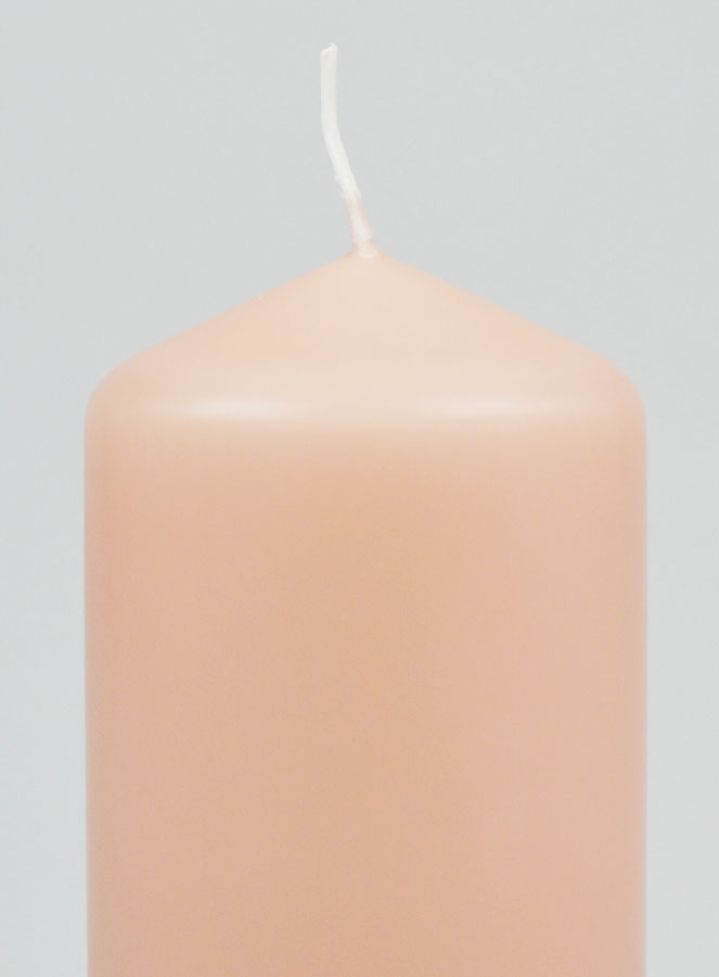 Bougie Décoration 12cm - Rose Antique (pic 3)