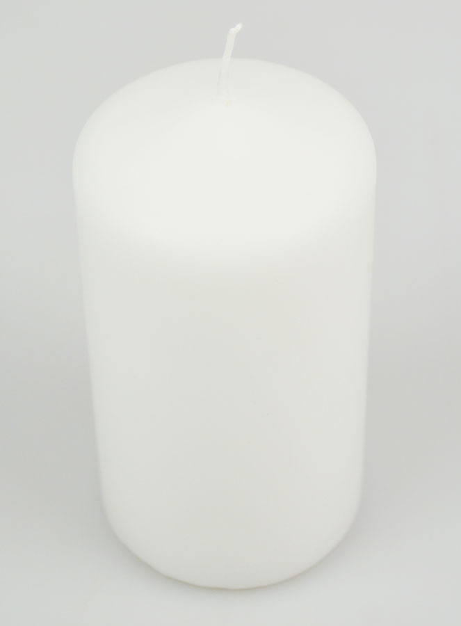 Bougie de Décoration Blanche - 13cm (pic 2)