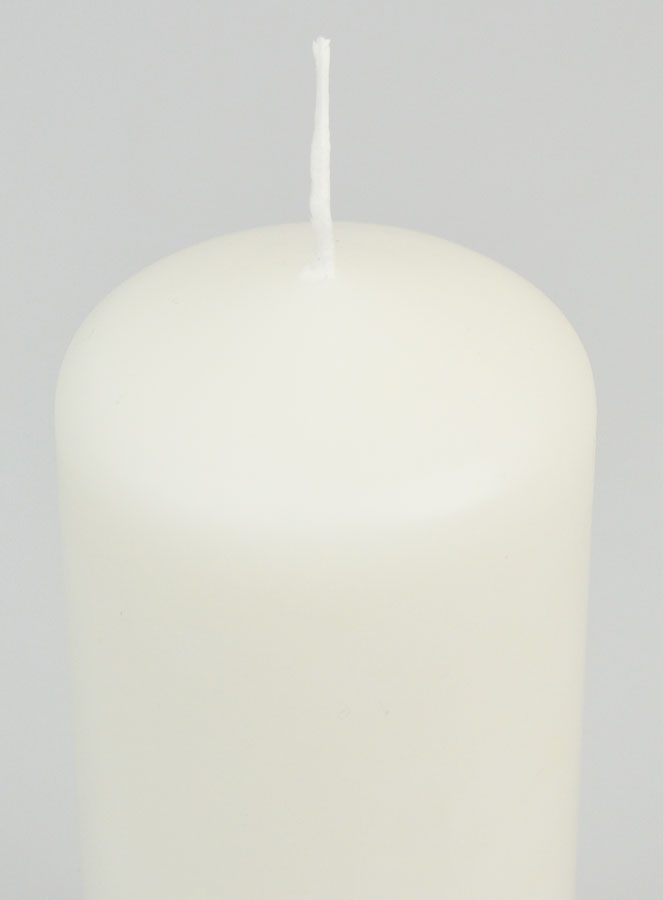 Bougie de Décoration 15cm - Blanc Laiteux (pic 4)