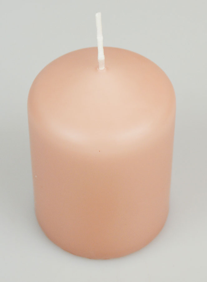 Bougie Décoration 8cm - Rose Antique (pic 2)