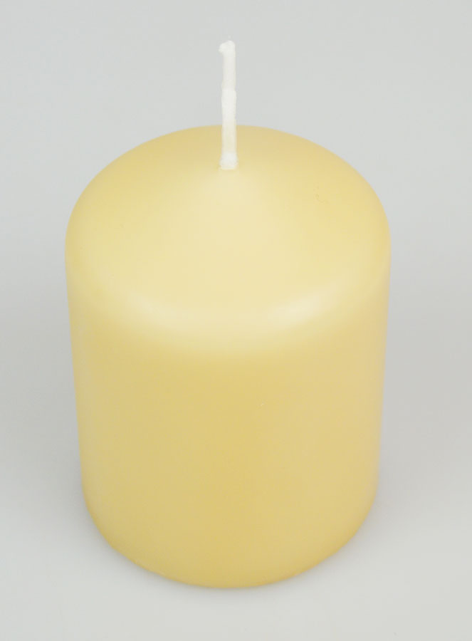 Bougie Décoration 8cm - Beige (pic 2)