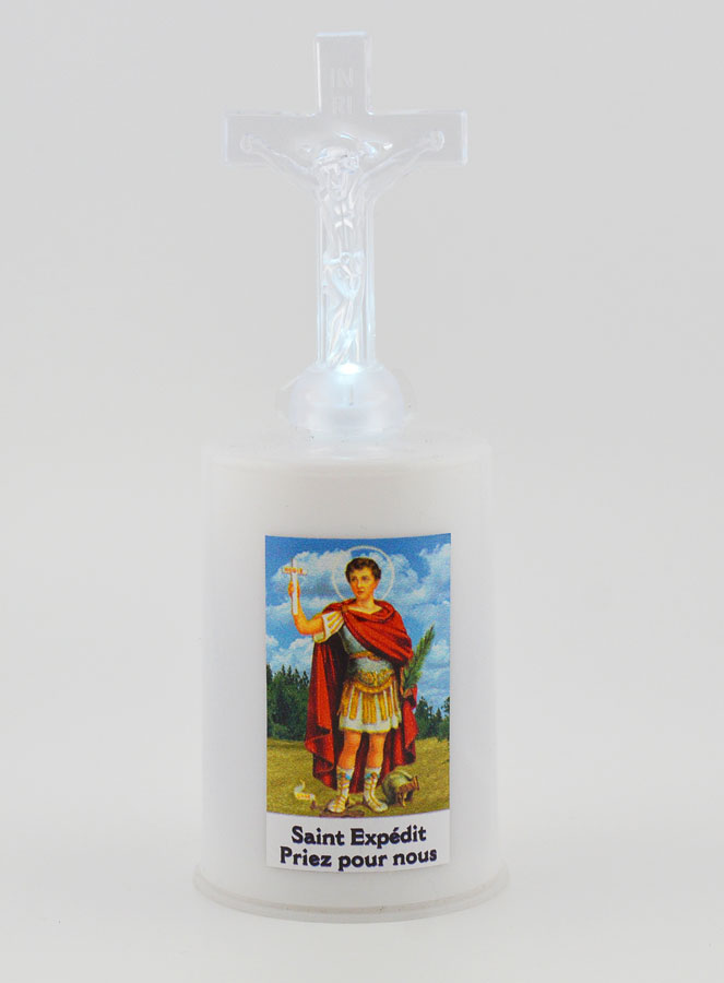 Bougie d'Église à Led Saint Expedit (pic 1)