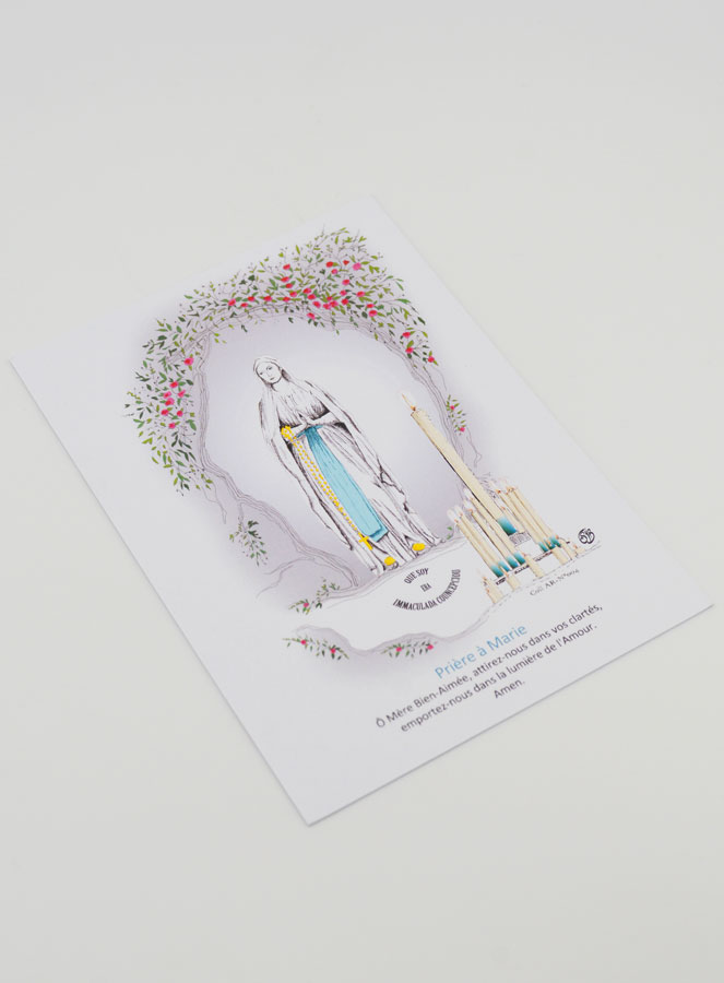 Carte Postale Prière à Marie (pic 3)