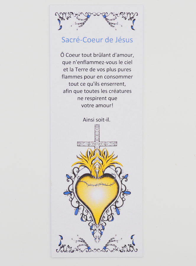 Signet de Prière - Prière au Sacré Coeur (pic 1)