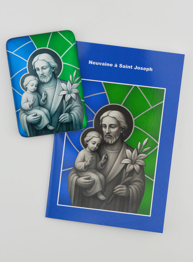 Magnet & Livret de Neuvaine - Saint Joseph (pic 1)