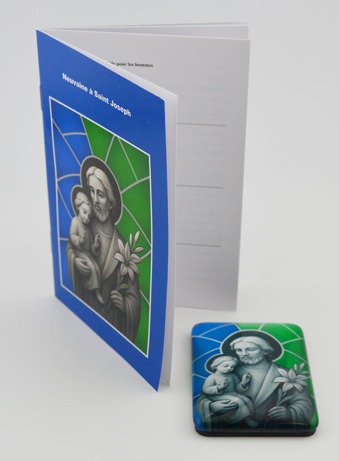 Magnet & Livret de Neuvaine - Saint Joseph (pic 2)