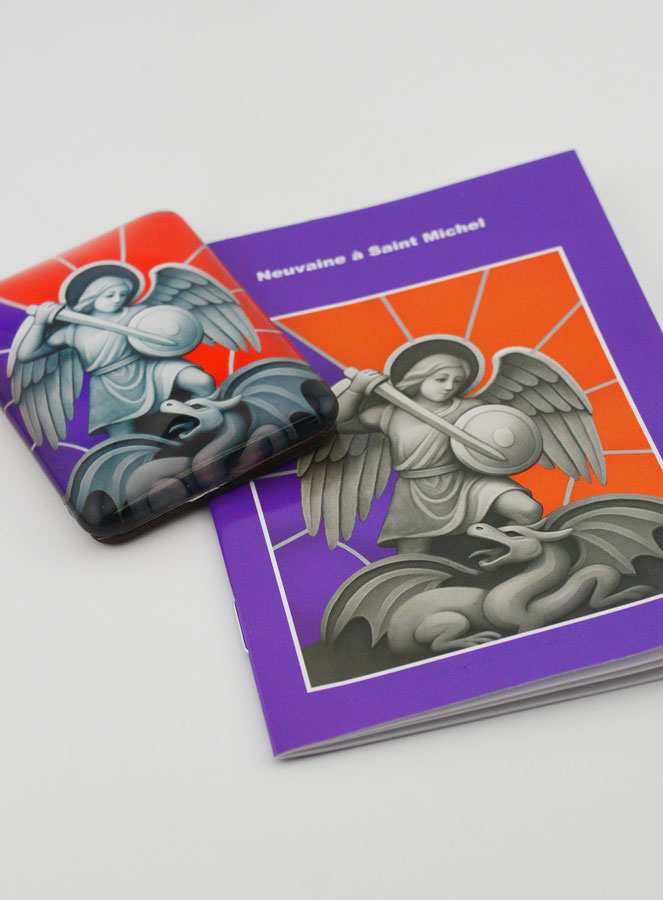 Magnet & Livret de Neuvaine - Saint Michel (pic 2)