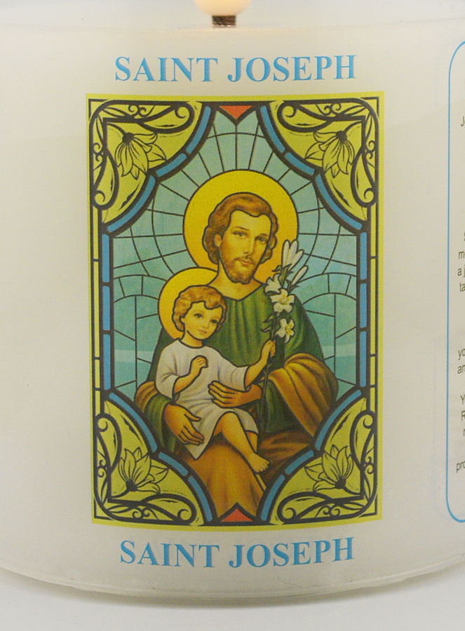 Bougie d'Église à Piles - Saint Joseph (pic 3)