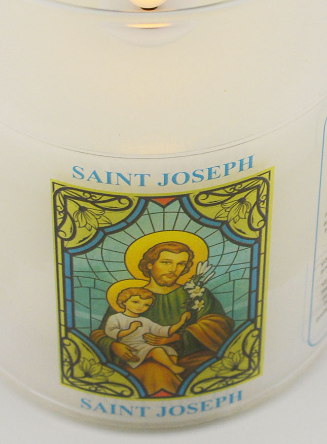 Bougie d'Église à Piles - Saint Joseph (pic 4)