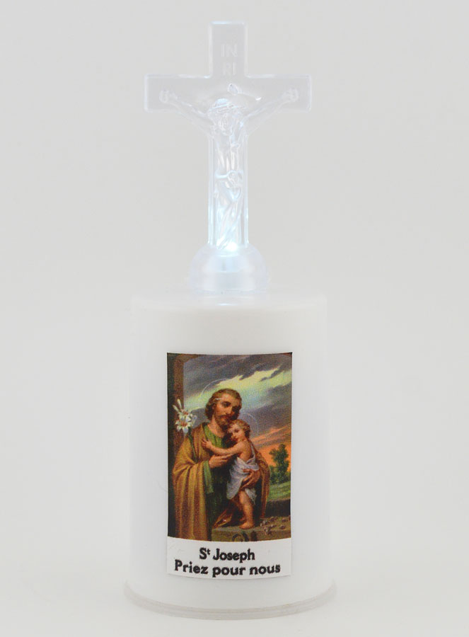 Bougie d'Église à Led Saint Joseph (pic 1)
