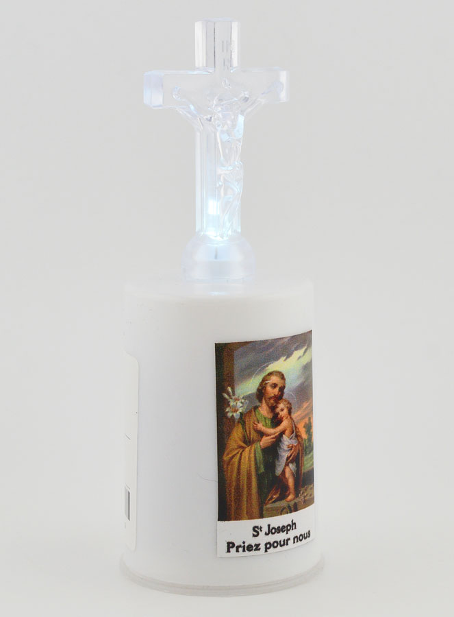 Bougie d'Église à Led Saint Joseph (pic 4)