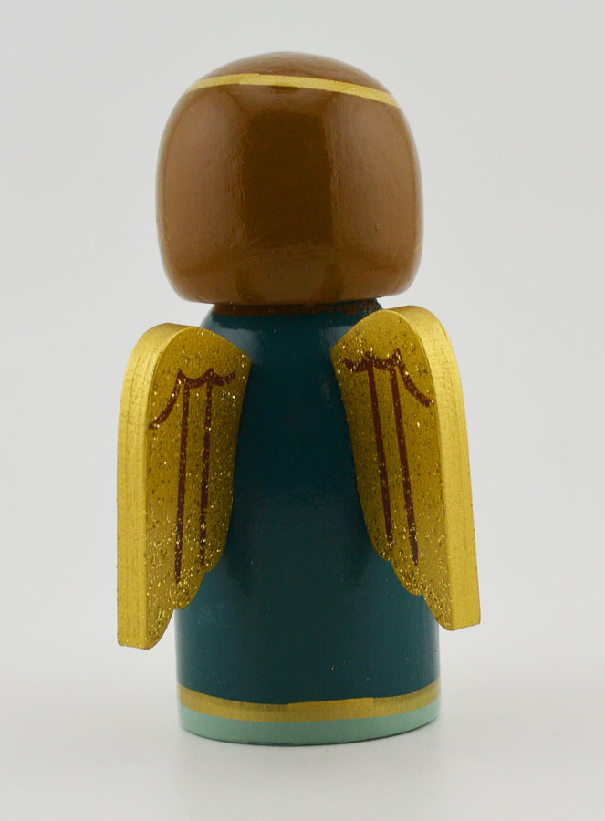 Statue de Saint Michel - 10cm (pic 4)