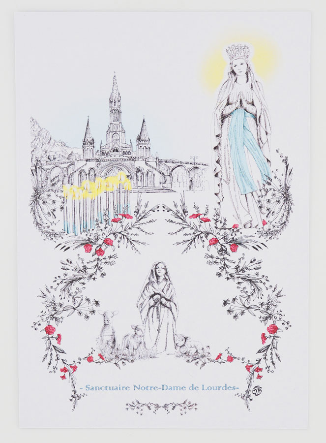 Carte Sanctuaire Notre Dame de Lourdes (pic 1)