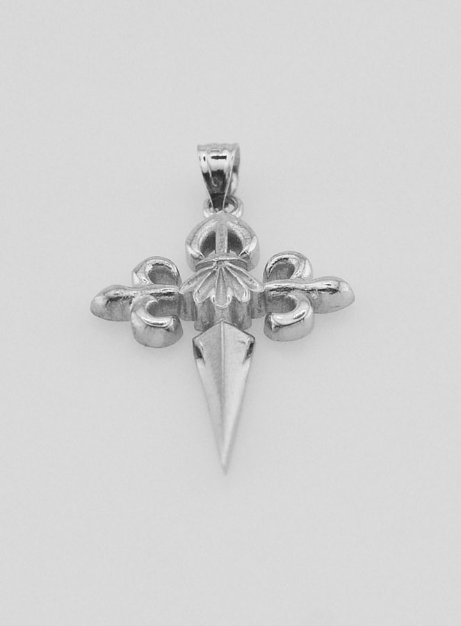 Croix de Saint Jacques en Argent - 20mm (pic 2)