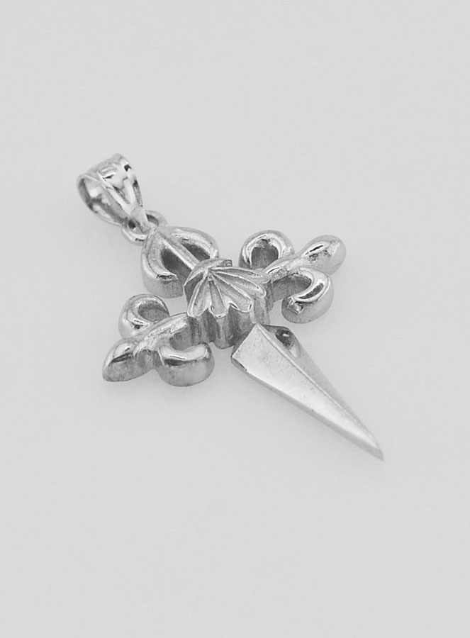 Croix de Saint Jacques en Argent - 20mm (pic 3)