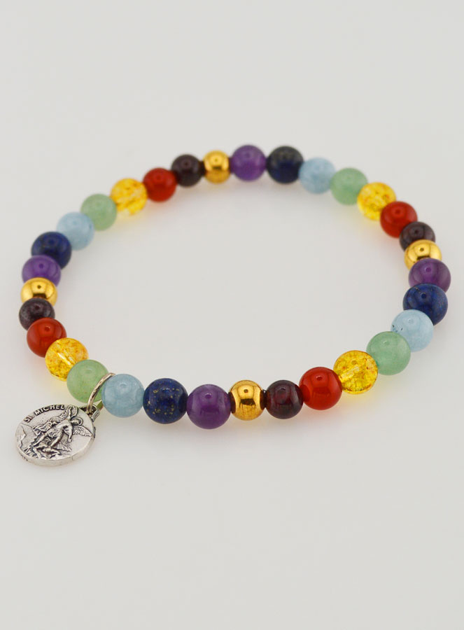 Bracelet 7 Archanges - Médaille St Michel (pic 3)