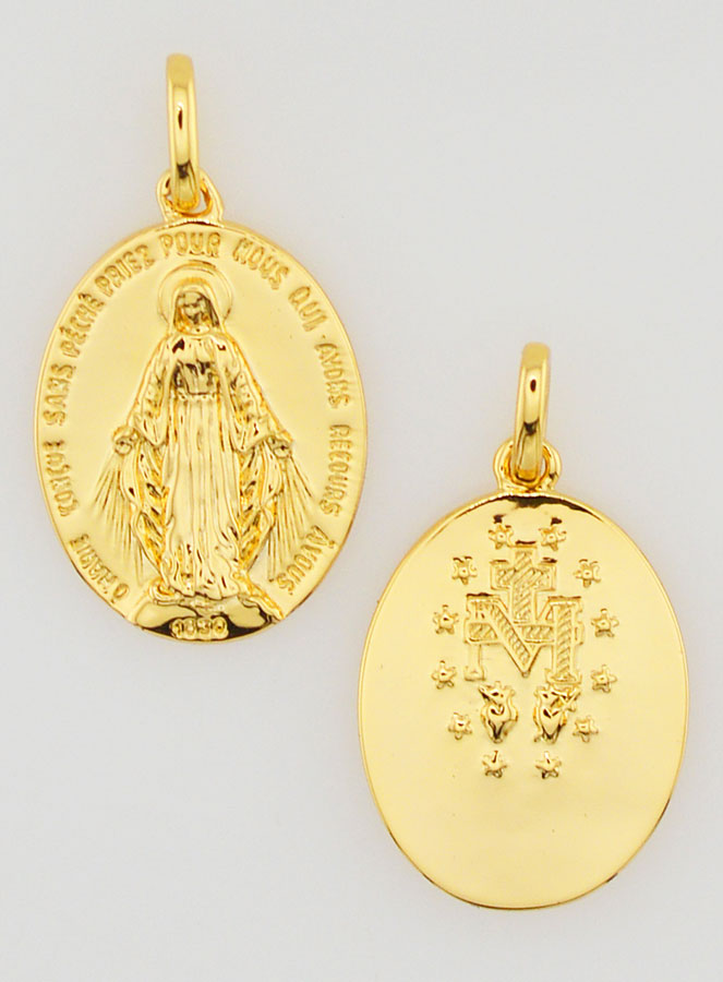 Médaille Miraculeuse à Personnaliser - 18mm (pic 1)