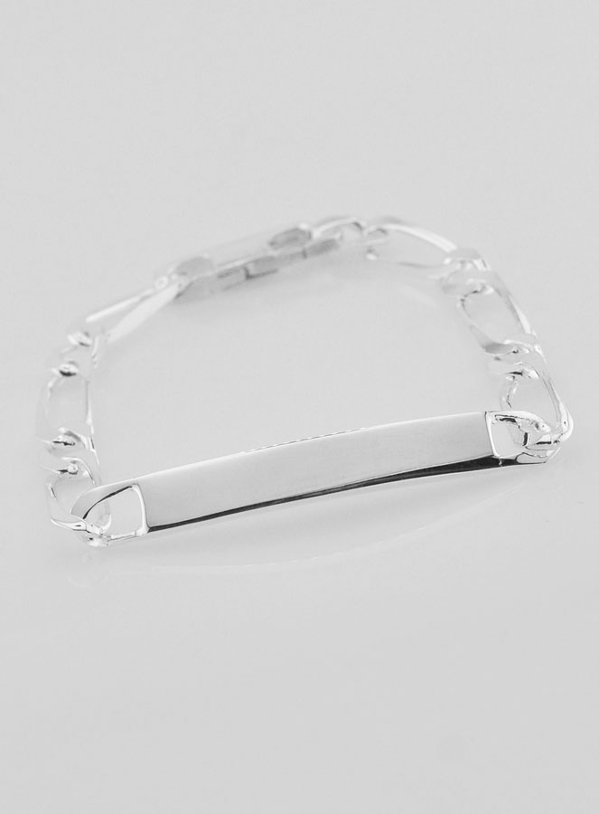 Gourmette Homme en Argent - Maille Figaro 6mm (pic 4)
