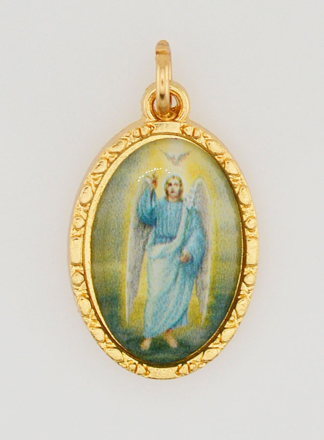 Médaille Bord Torsadé 25mm - Gabriel Archange (pic 1)