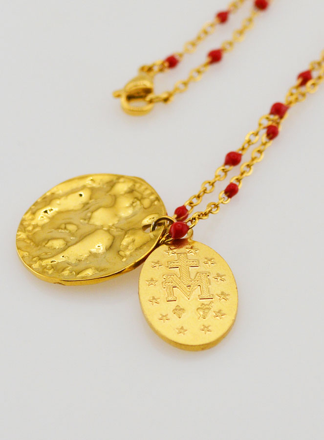 Médaille Miraculeuse + Chaîne Perlée (pic 4)