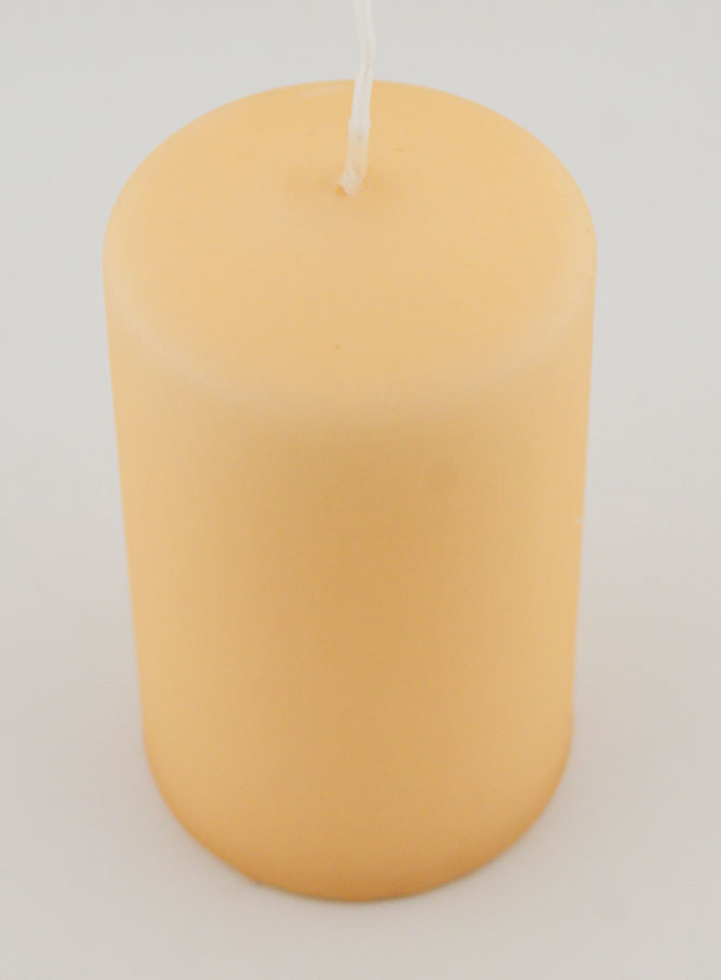 Bougie de Décoration Velours Mat - Crème (pic 2)