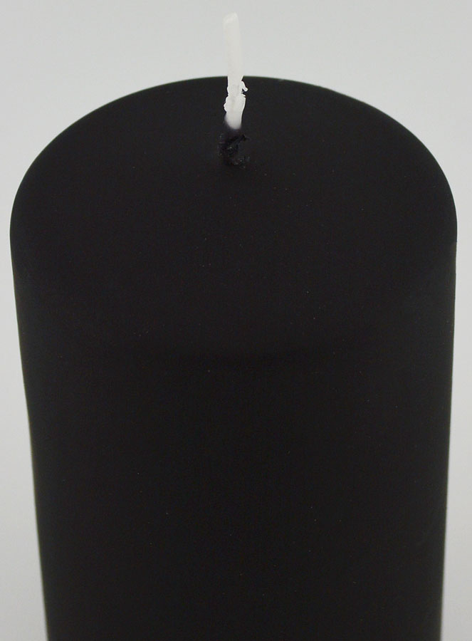 Bougie de Décoration Velours Mat - Noir (pic 4)