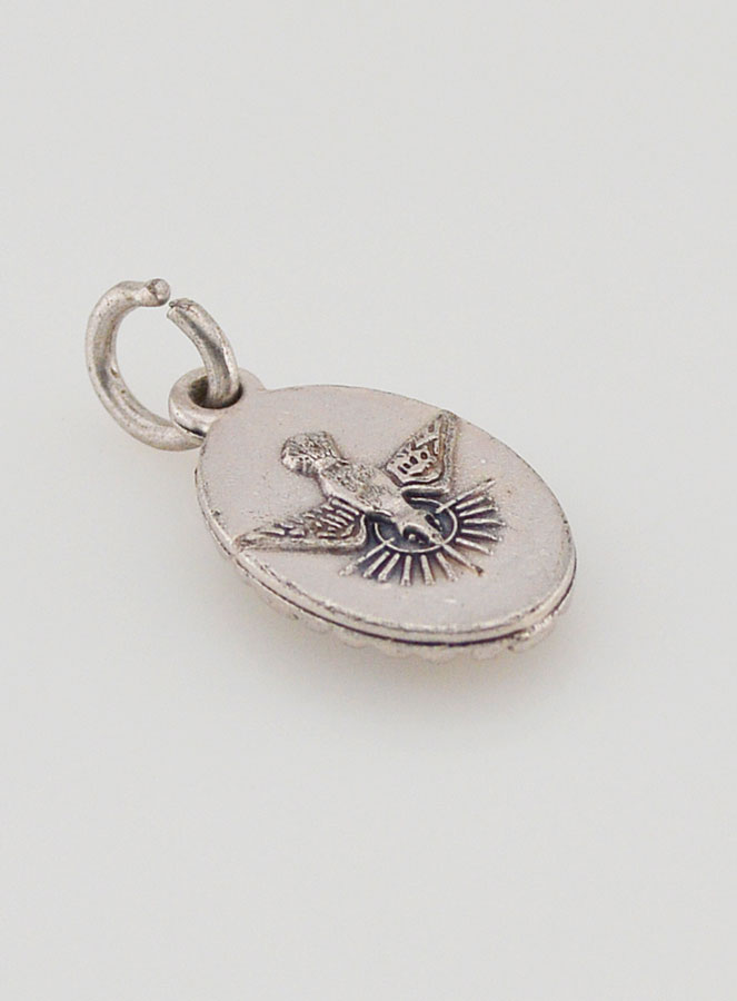 Médaille Bord Torsadé 15mm - Christ Miséricordieux (pic 4)