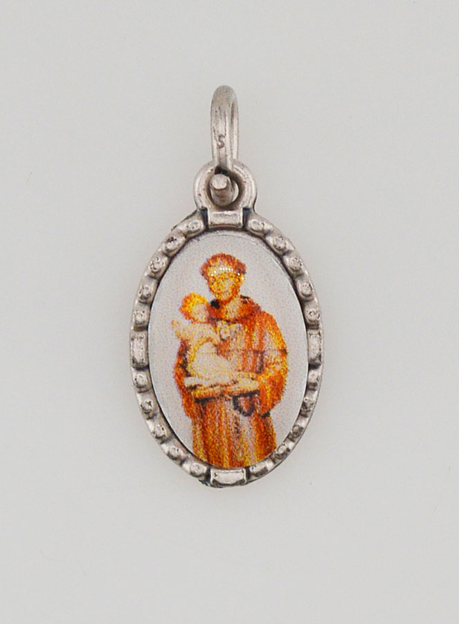 Médaille Bord Torsadé 15mm - Saint Antoine (pic 1)