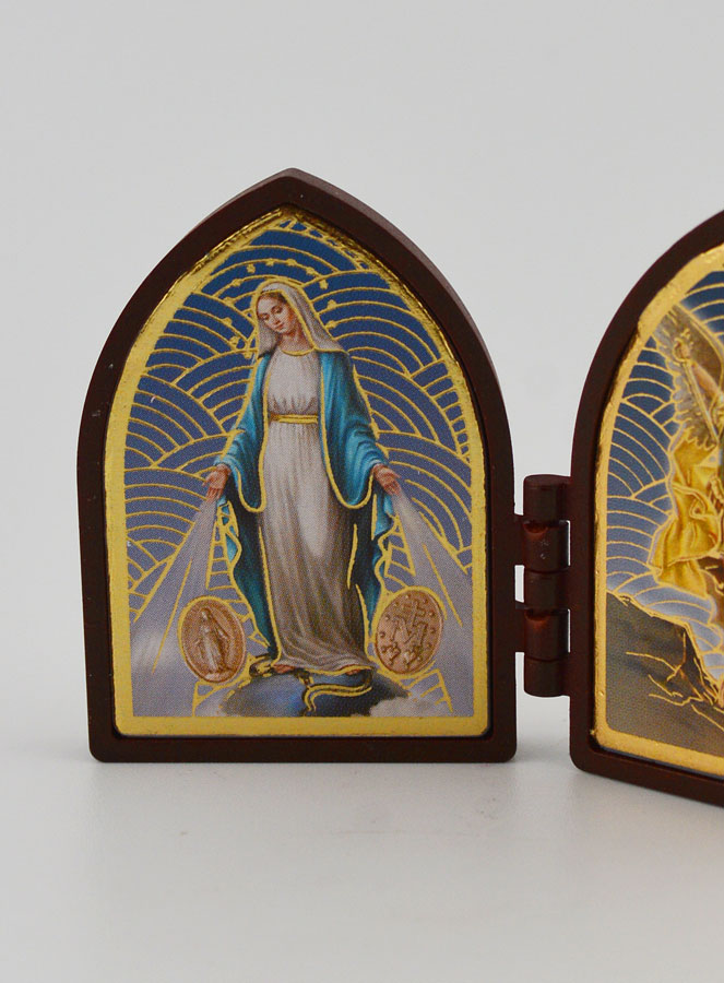 Icône Diptyque Mini - Miraculeuse & Saint Michel (pic 2)