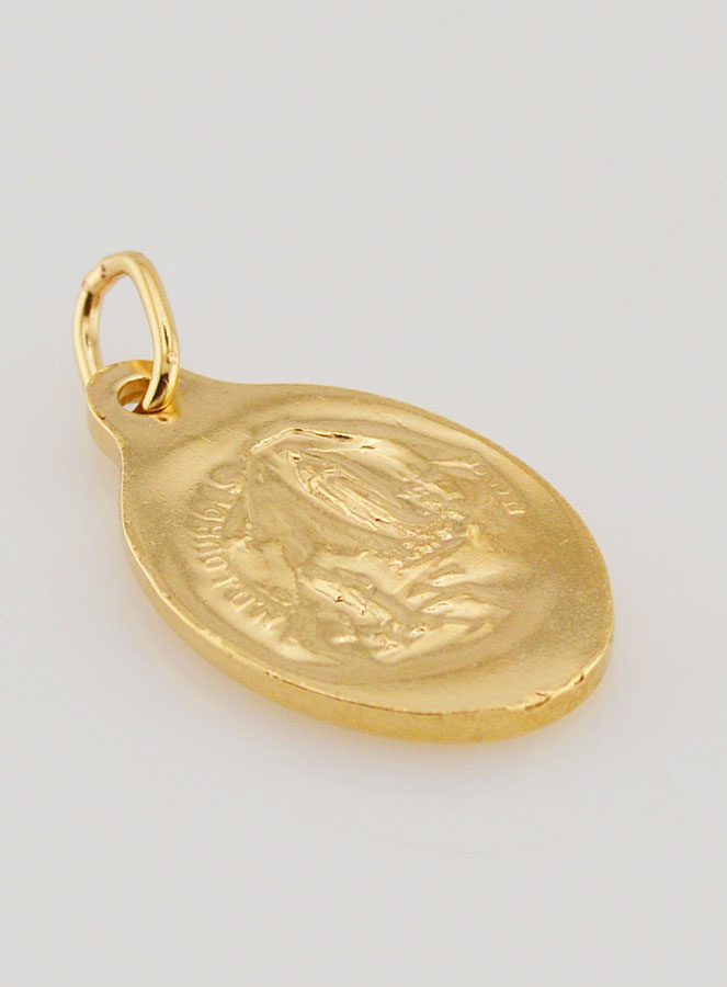 Médaille Vierge Marie de Profil - 25mm (pic 4)