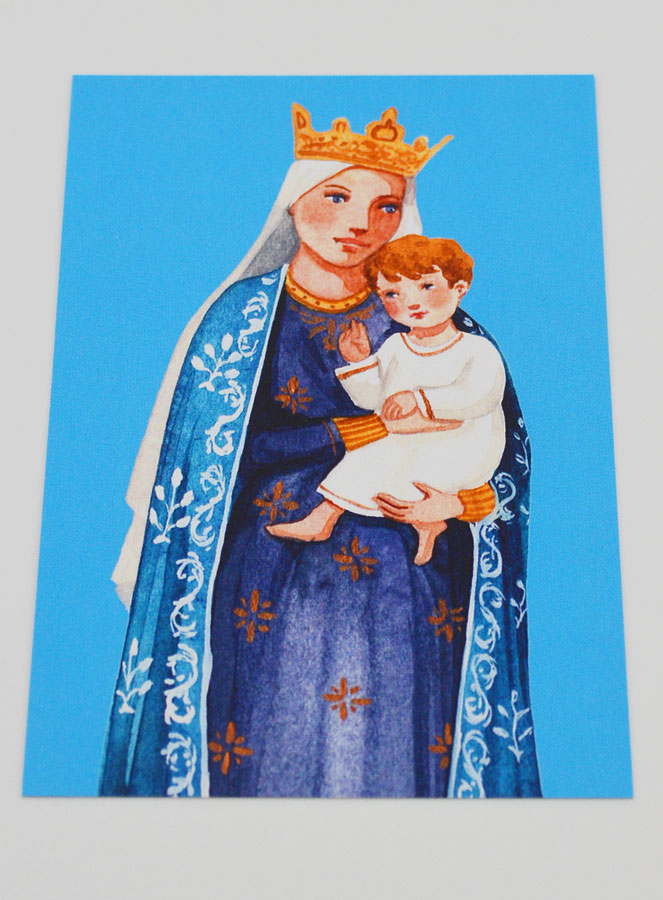 Carte de Baptême - Vierge à l'Enfant (pic 2)