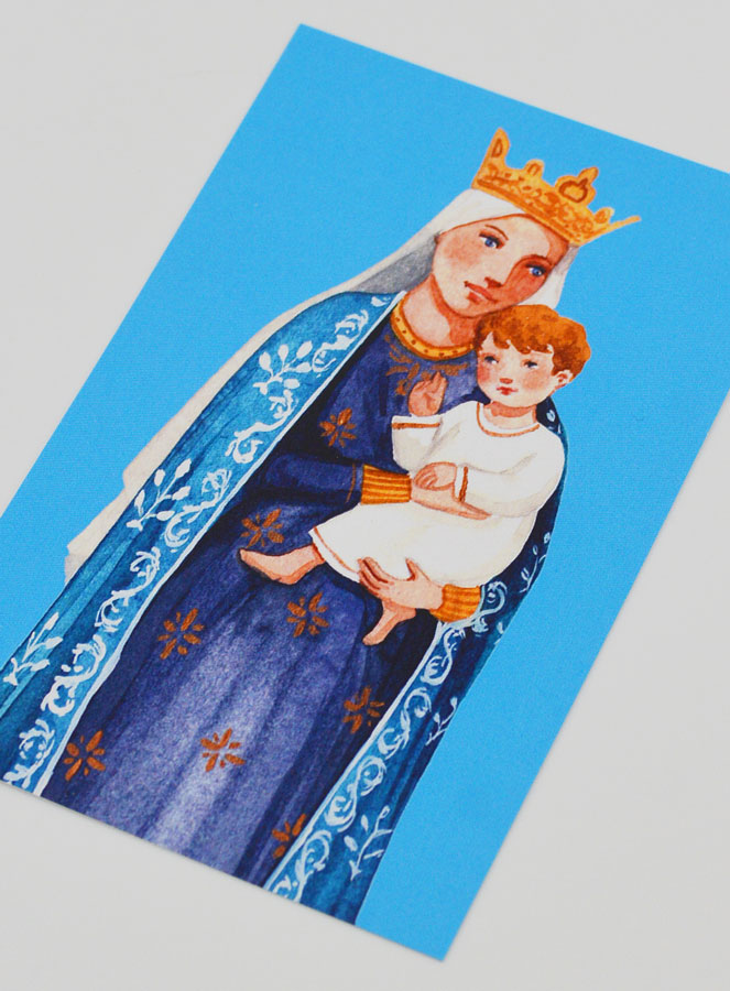 Carte de Baptême - Vierge à l'Enfant (pic 4)