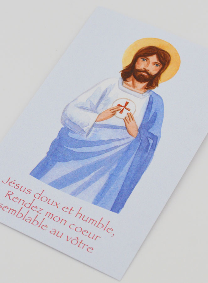 Carte de Communion - Jésus Doux & Humble (pic 4)