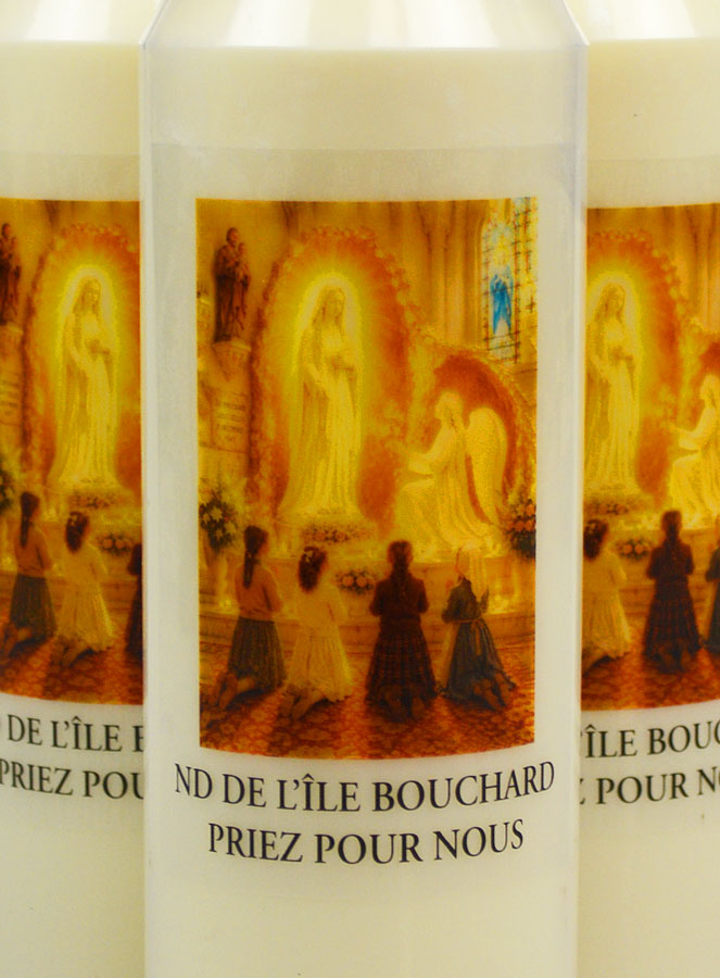 Lot de 3 Bougies de Neuvaine ND de l'Île Bouchard (pic 3)