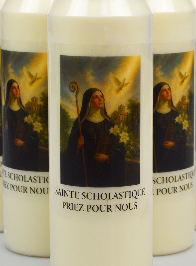 Lot de 10 Bougies de Neuvaine à Sainte Scholastique (pic 3)