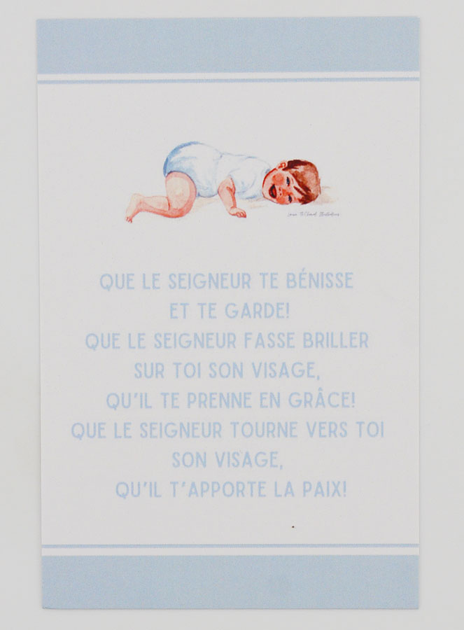 Carte de Baptême - Bénédiction Bébé (pic 1)
