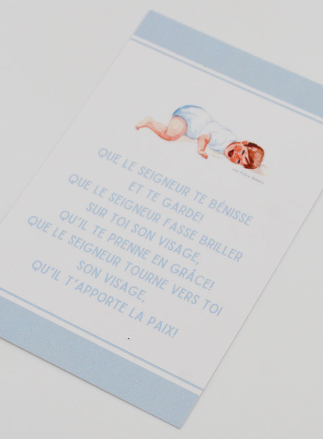 Carte de Baptême - Bénédiction Bébé (pic 4)