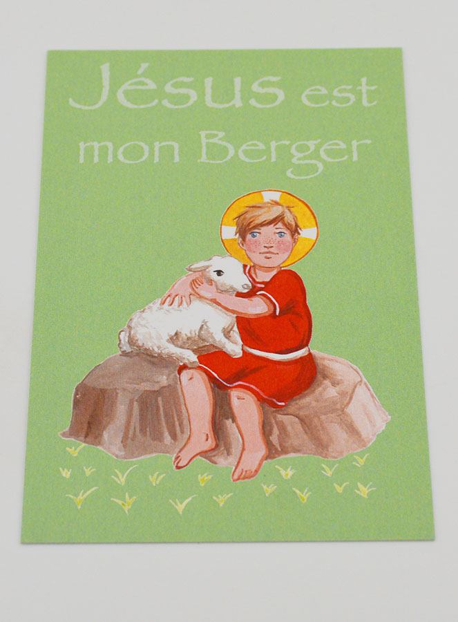 Carte de Communion - Jésus Mon Berger (pic 2)