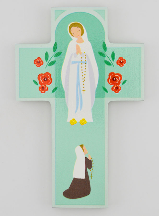 Croix Enfant en Bois - Notre Dame de Lourdes (pic 1)