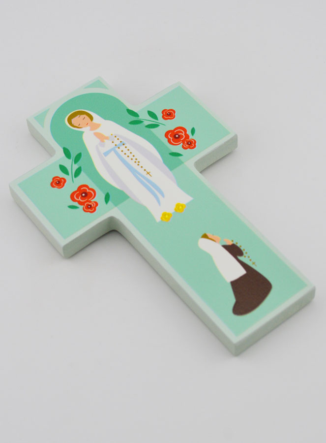 Croix Enfant en Bois - Notre Dame de Lourdes (pic 3)