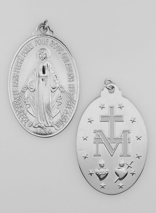 Médaille Miraculeuse en Inox - 22mm (pic 1)