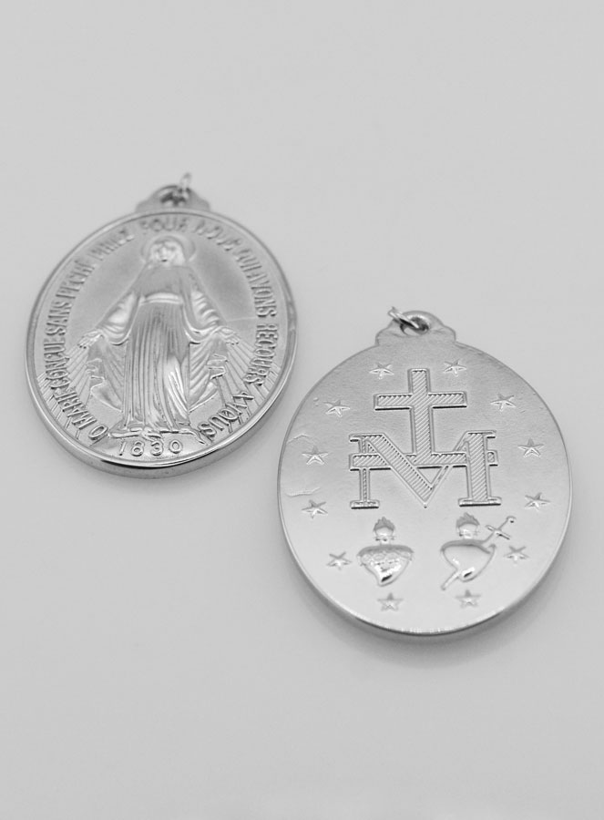 Médaille Miraculeuse en Inox - 22mm (pic 4)