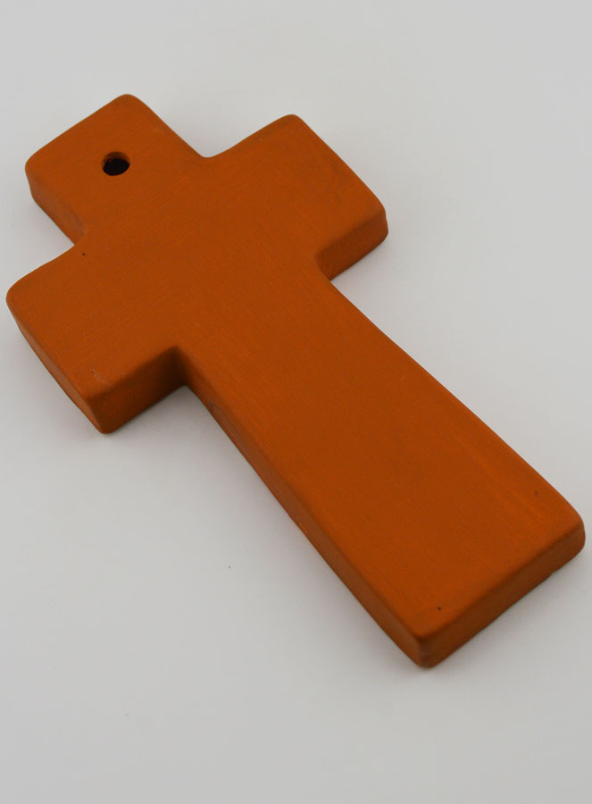 Croix en Céramique Ange Veilleur - 15cm (pic 4)